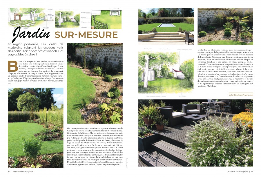 Article double page Maison & Jardin magazine HD JPEG